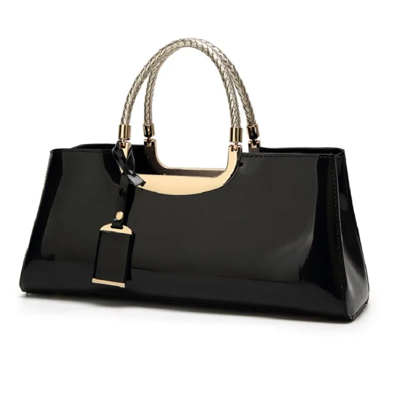 Fashion Patent Leather Handbag