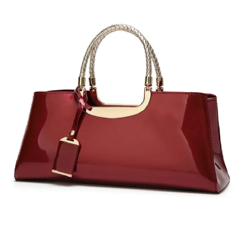 Fashion Patent Leather Handbag