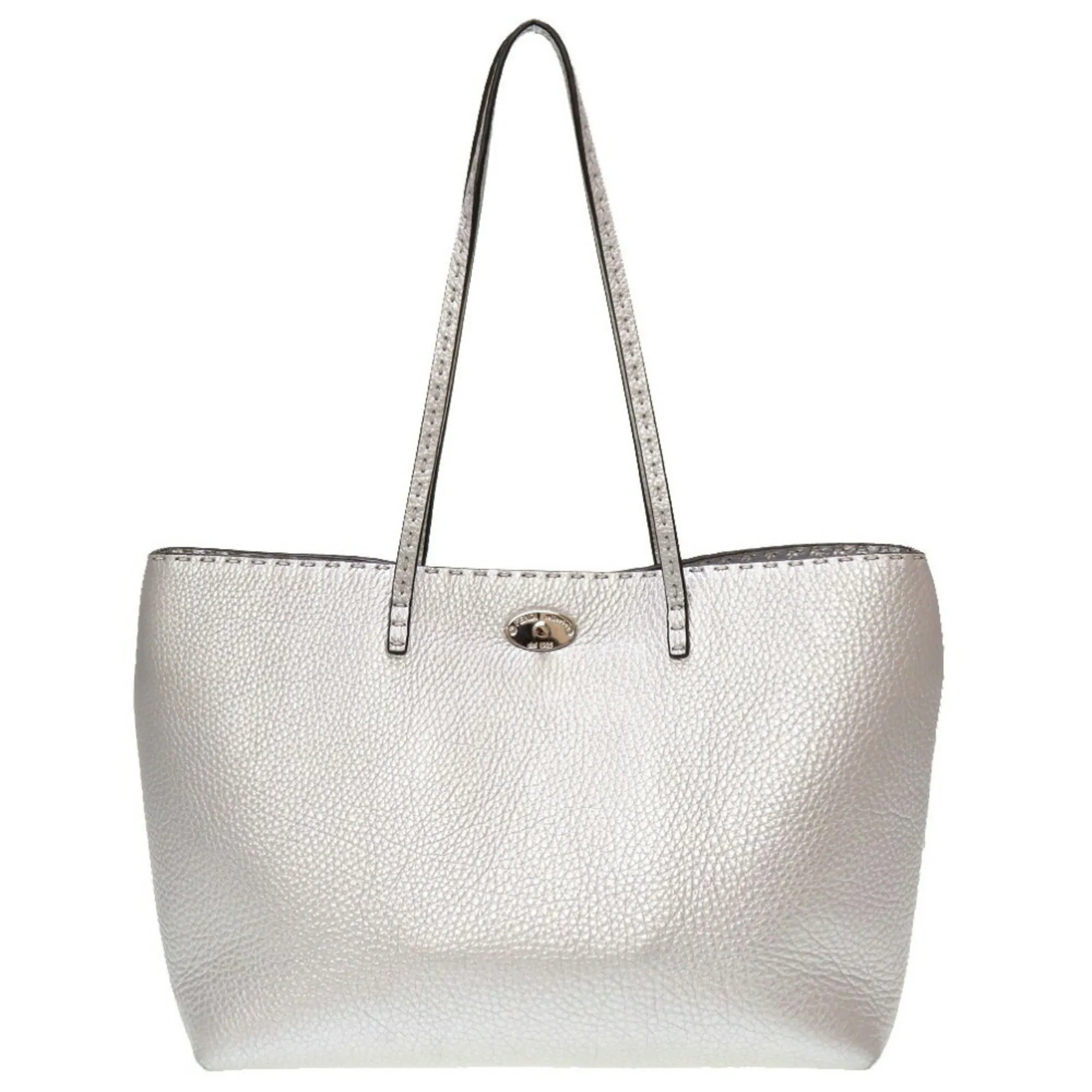 FENDI leather silver 8BH257 tote bag