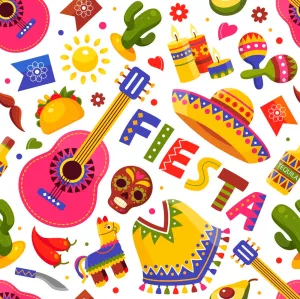 Fiesta Graphics Pattern