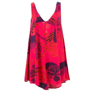 Floaty Dolly Dress - Vibrant Abstract