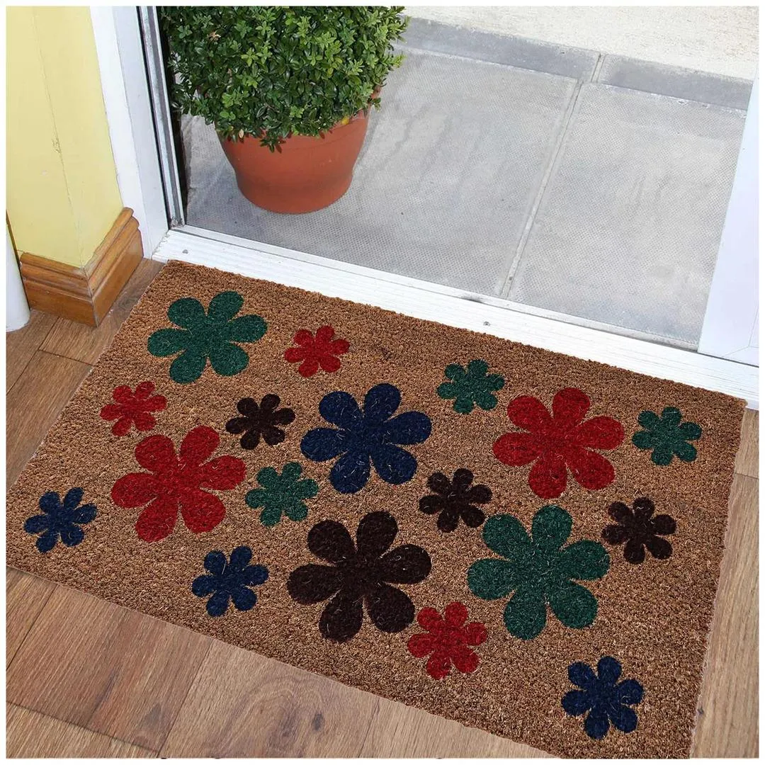 Flowers Printed Door Mat Floor Mat Bath Mat Home, Bathroom, Bedroom Entrance Indoor & Outdoor Foot M