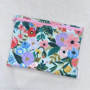 Garden Party Floral XL Bag/Makeup Bag