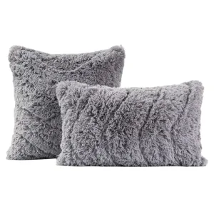 Gray Plush Pillow