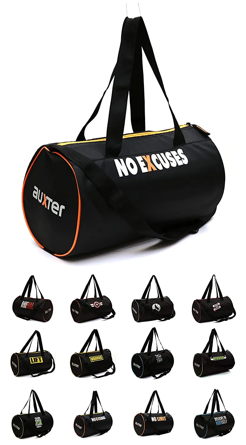 Gym Bag Duffel Bag for boys Girls Black 15 ltr.