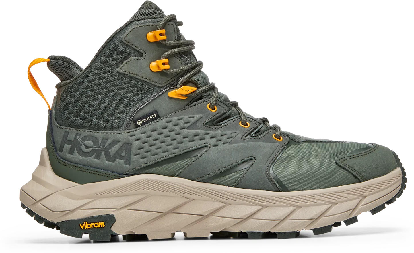 Hoka Men&#x27;s Anacapa Mid Gore-Tex Thyme/Radiant Yellow | Buy Hoka Men&#x27;s Anacapa Mid Gore-Tex Thyme/Radiant Yellow here | Outnorth