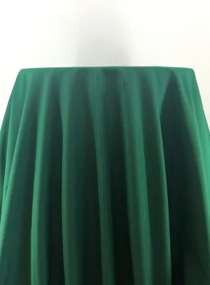 Hunter Green Polyester Tablecloth