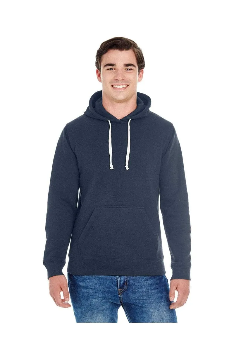 J America JA8871: Adult Triblend Pullover Fleece Hood