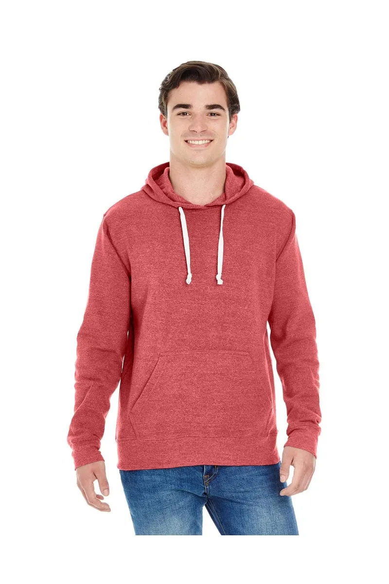 J America JA8871: Adult Triblend Pullover Fleece Hood