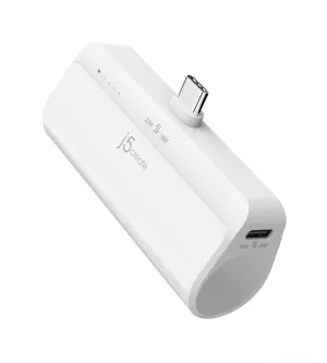 j5create USB-C® Pocket Power Bank, JPB5220W