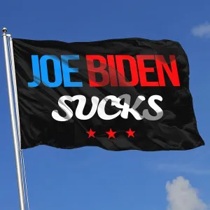 Joe Biden Sucks Polyester Flag