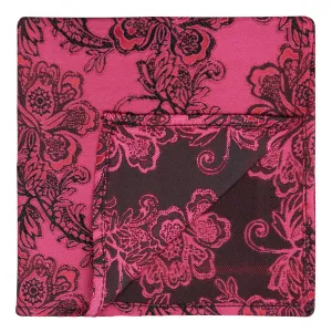 Kovove The Blooming Floral Pink Pocket Square