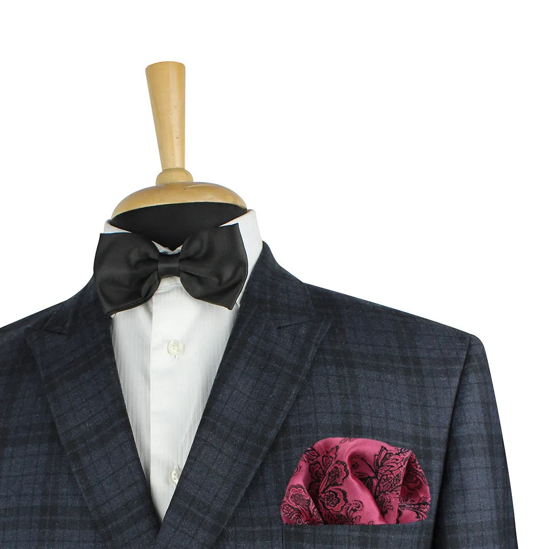 Kovove The Blooming Floral Pink Pocket Square