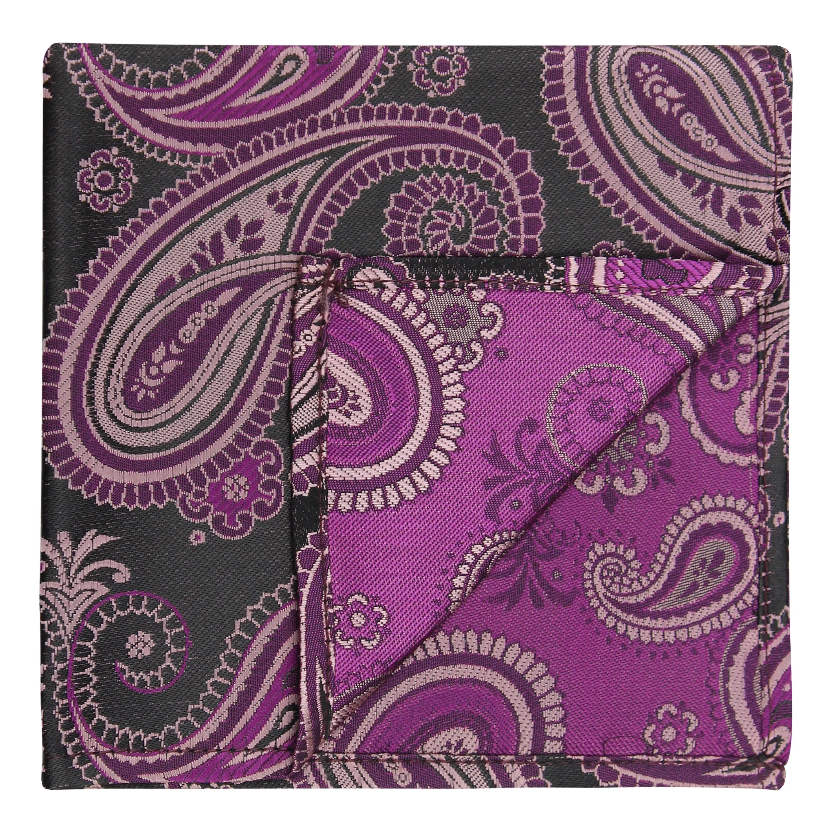 Kovove The Royal Paisley Pink Pocket Square