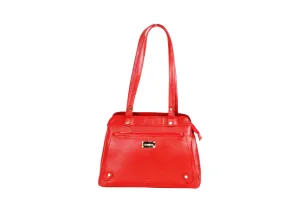 LEATHER HAND BAG 43811 (RED)