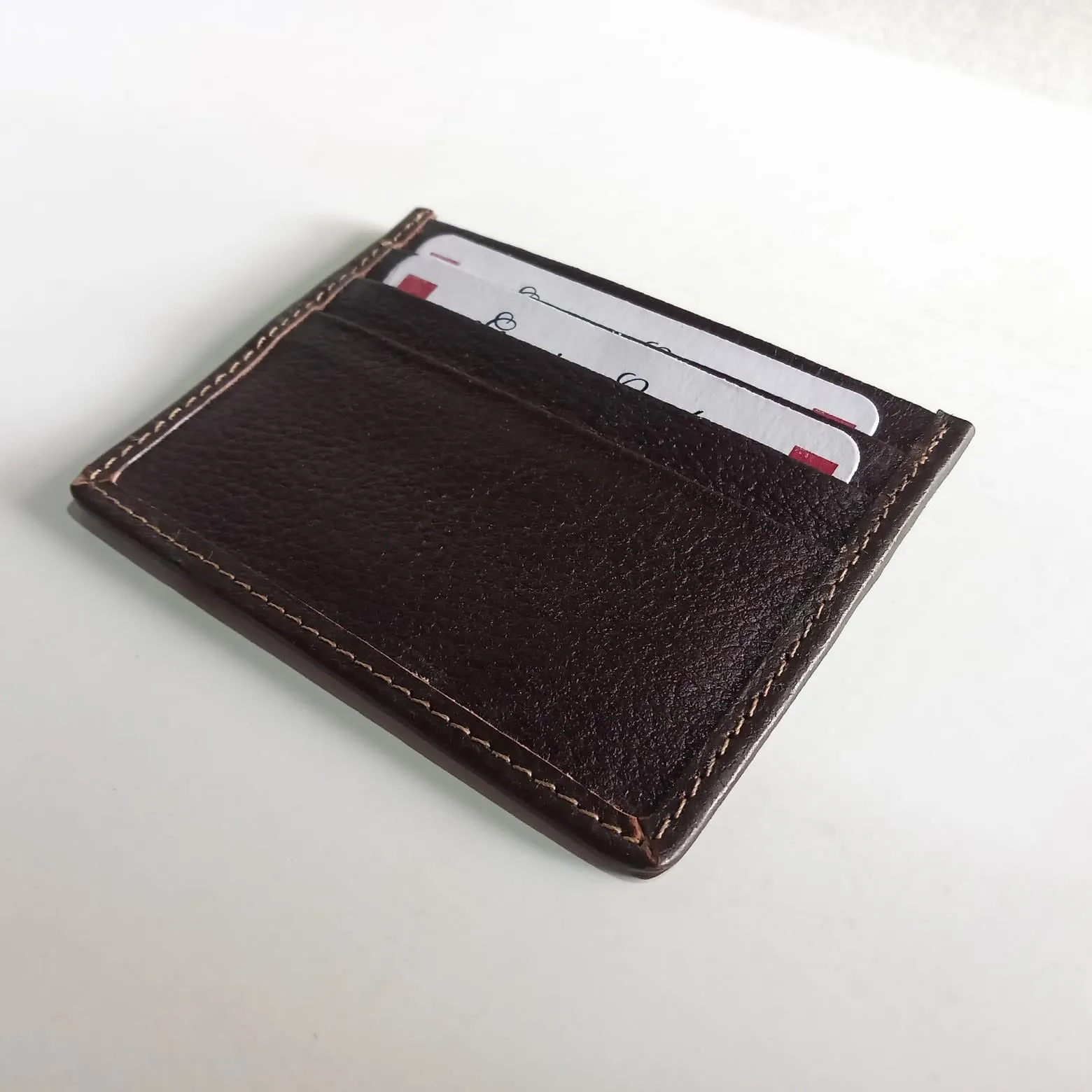 Leather Multi-Purpose Card Holder - Conveniently Store Your Cards and Cash in Style