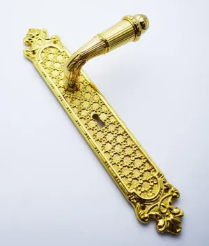 Lever On Diamond Lattice Plate (Gold Plated)