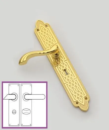 Lever On Lattice Plate (Gold Plated)