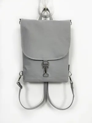 Light Gray Minimalist Laptop Backpack