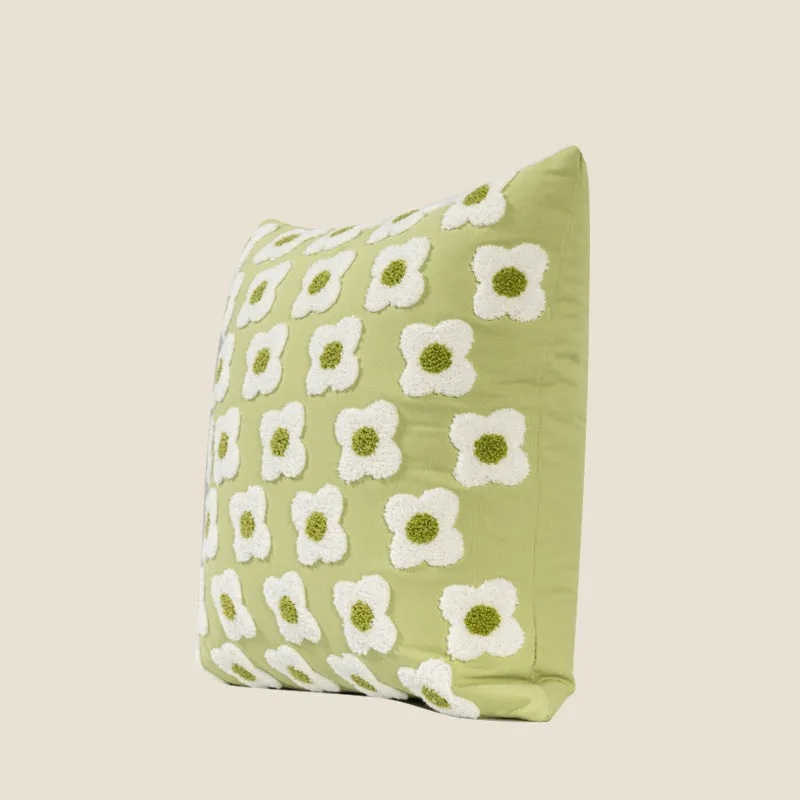 Light Green Throw Pillow