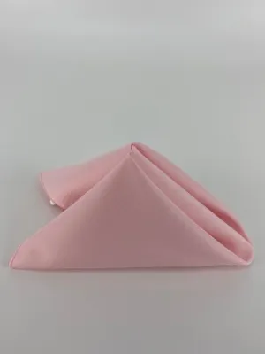 Light Pink Poly Napkins (10 Count)