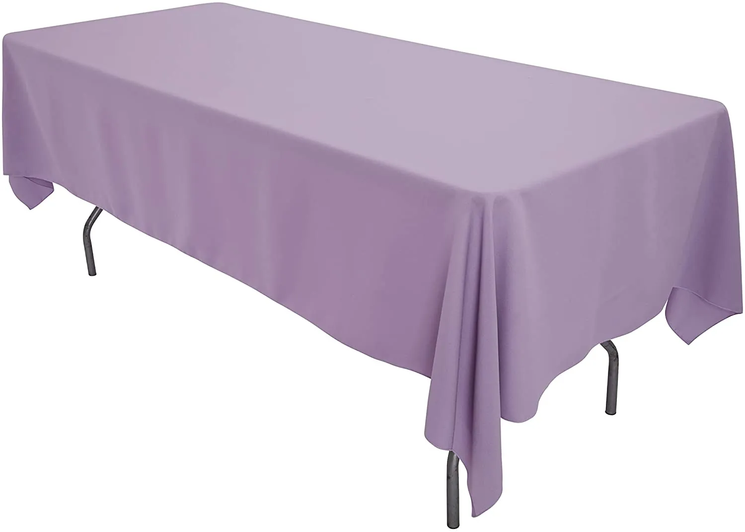 Lilac Polyester Tablecloth