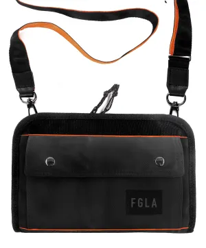 <A 000a001m05> Fungolia Gen2 Passport Holder <B>Regular Size</B> (Black/Orange)