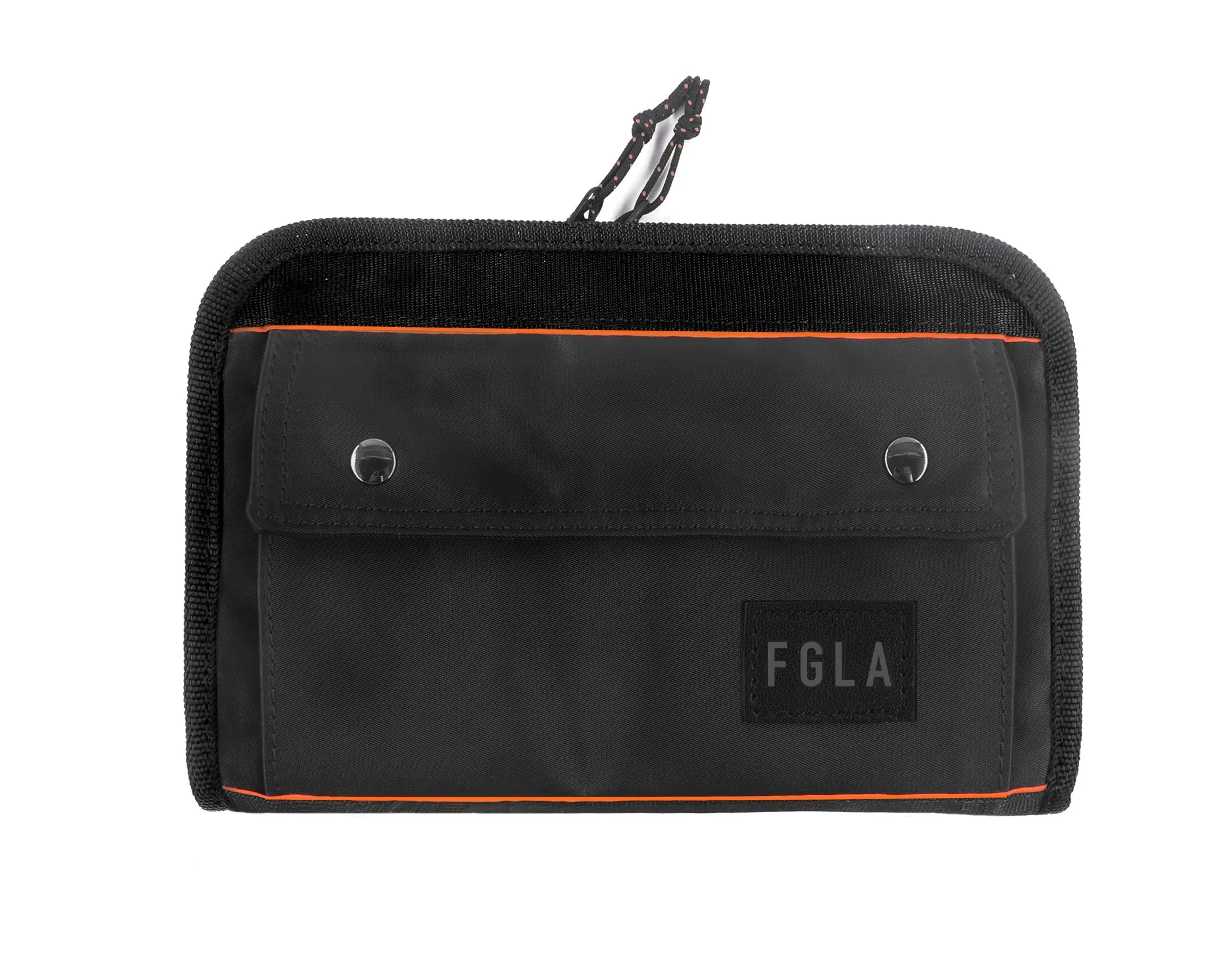 <A 000a001m05> Fungolia Gen2 Passport Holder <B>Regular Size</B> (Black/Orange)