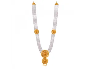 Majestic 22k Gold & Pearl Sitahar