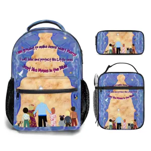 Making Jesus Merry Like Moses 3-Piece Backpack