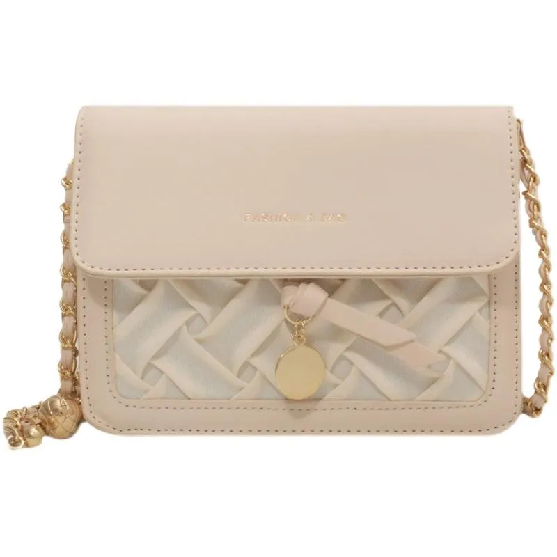 MAYTRENDS  - Braided Flap Bag