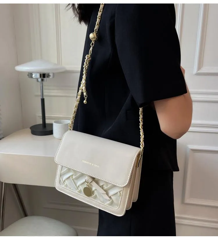 MAYTRENDS  - Braided Flap Bag