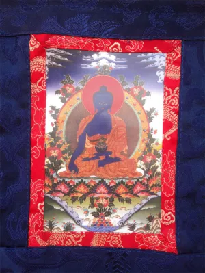 Medicine Buddha Polyester Wall Hanging