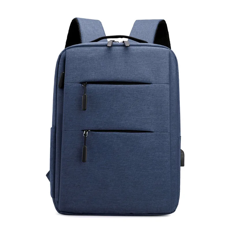 Men's Backpack New Simple Large Capacity Business Computer Backpack Outdoor Travel Fashion Casual Student Schoolbag