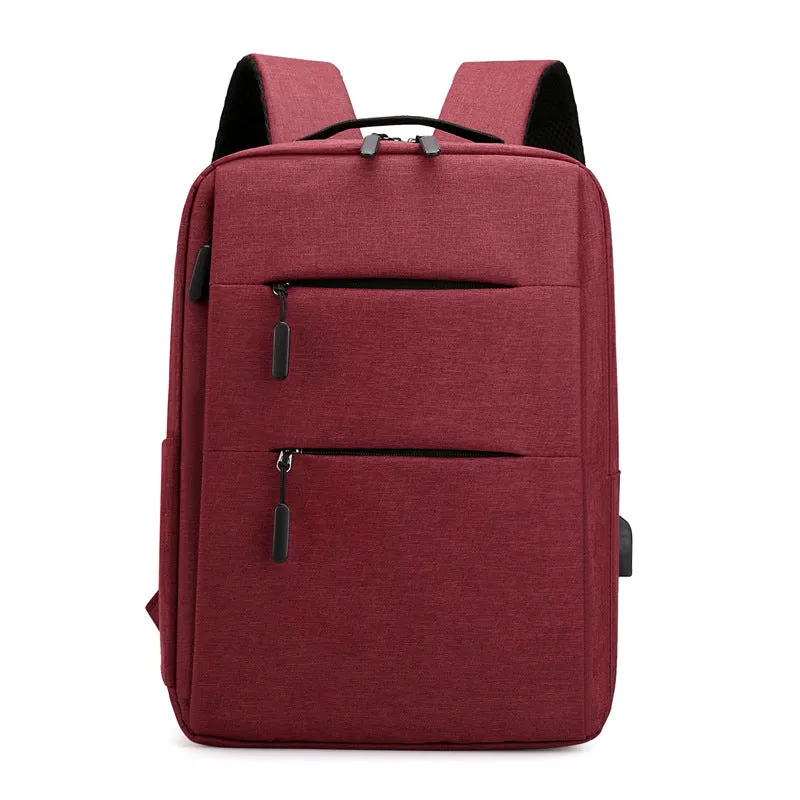 Men's Backpack New Simple Large Capacity Business Computer Backpack Outdoor Travel Fashion Casual Student Schoolbag