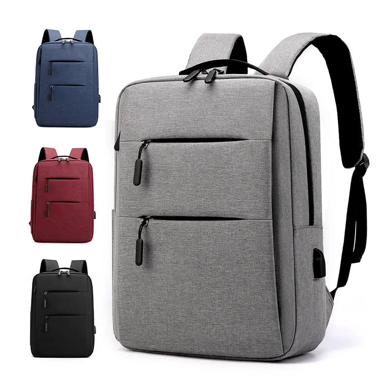 Men's Backpack New Simple Large Capacity Business Computer Backpack Outdoor Travel Fashion Casual Student Schoolbag