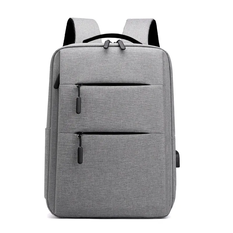 Men's Backpack New Simple Large Capacity Business Computer Backpack Outdoor Travel Fashion Casual Student Schoolbag