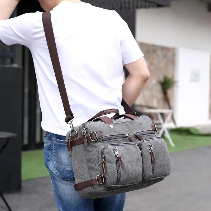 Men's Casual Canvas Travel Bag