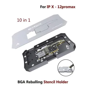 MiJing Z20 10 in 1 Middle Layer Reball Platform Motherboard BGA Tin Mobile Phone Repair Fixture For iPhone X XS XS 11 12 Pro Max