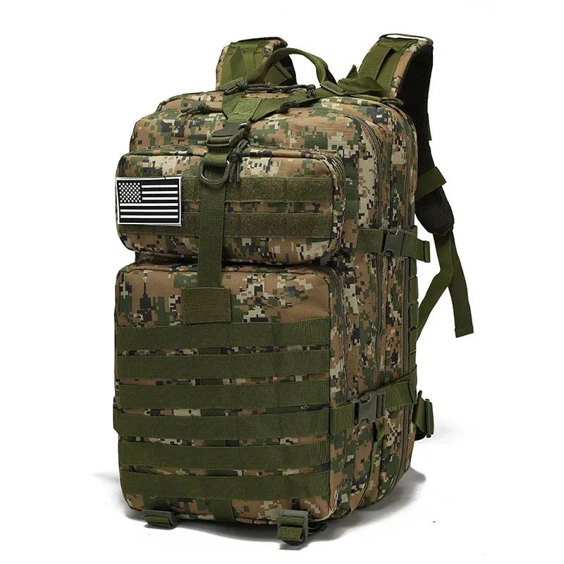 Military Tactical Backpack - 50L/25L Waterproof, Ideal for Camping, Hunting, Trekking - Rugged Rucksack for Men