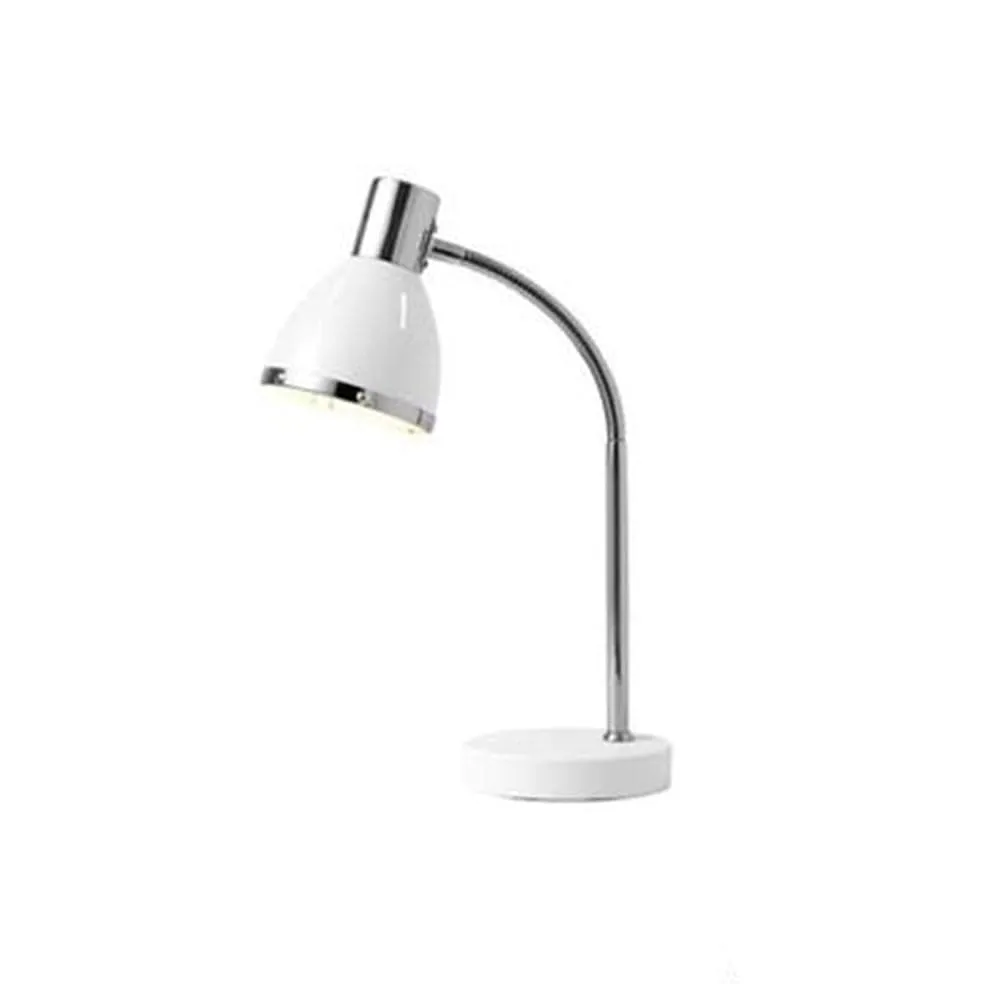 Moda Metal Floor and Table Lamp Set White