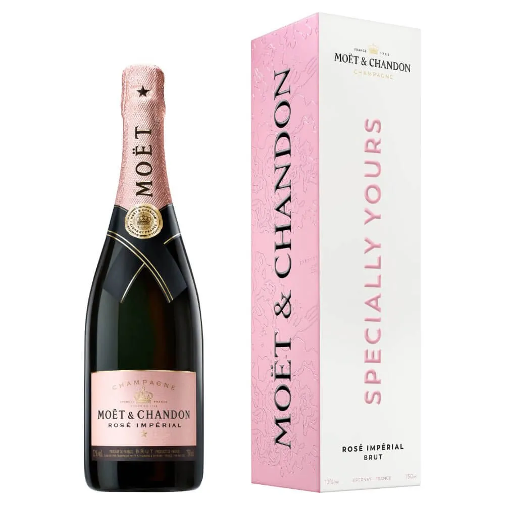 Moët Impérial Rosé "Specially Yours" Cardboard Box