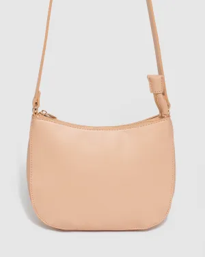 Nude Selena Saddle Crossbody Bag