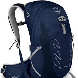 Osprey Talon 22L Men's Hiking Backpack with Hipbelt, Ceramic Blue