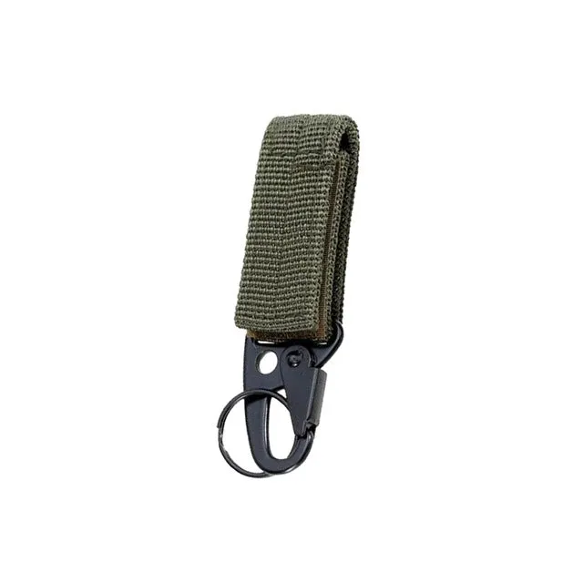 Outdoor Backpack Hook Military Tactical Nylon Safety Tool Accessory Hiking Hunting Climbing Survival Strap Hook Euipment