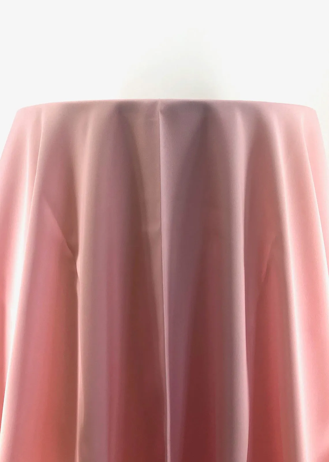 Patio Light Pink Polyester Tablecloth 96" Round