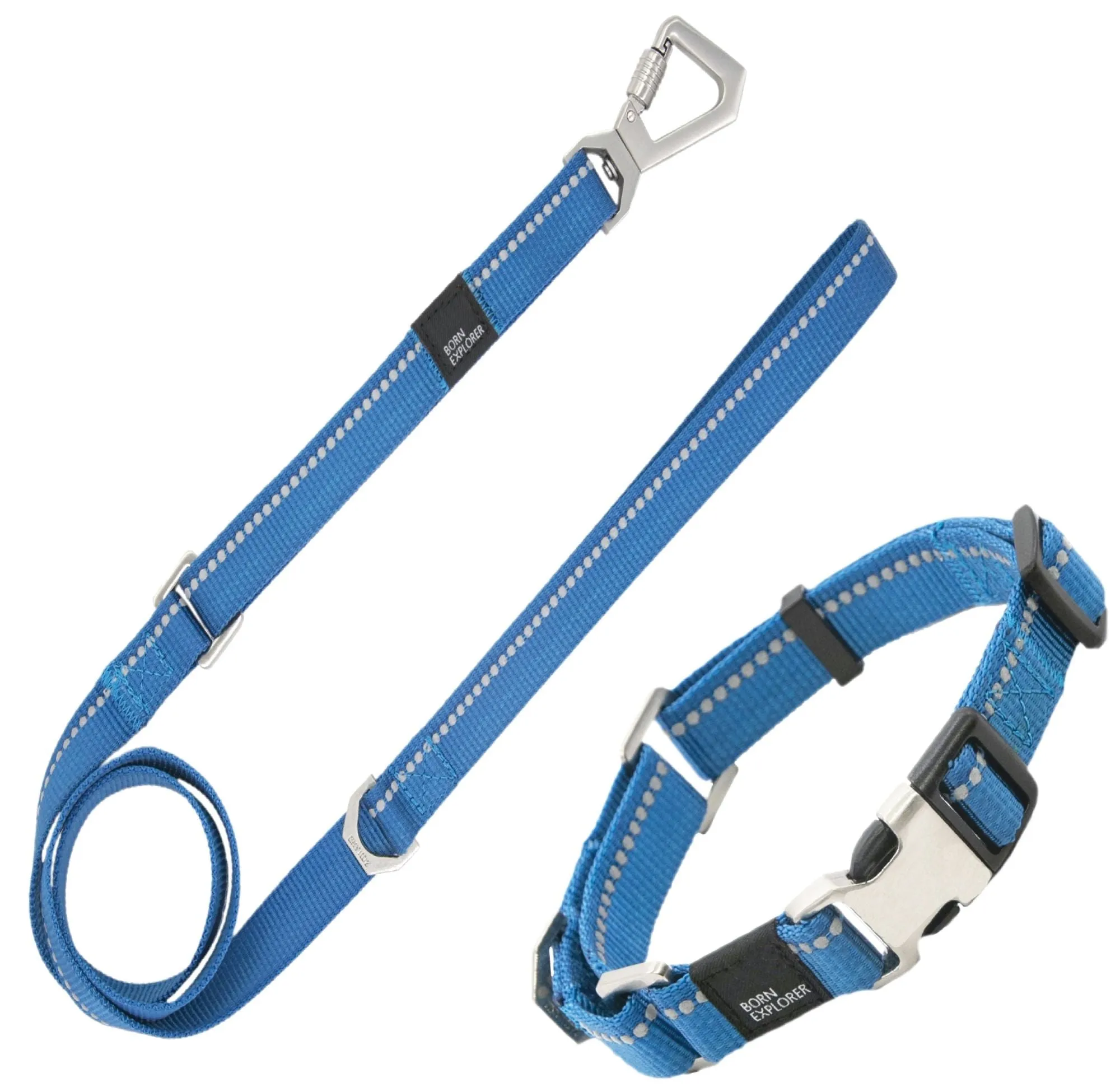 Pet Life - Reflective 2-in-1 Durable Martingale Training Leash and Collar for Dogs