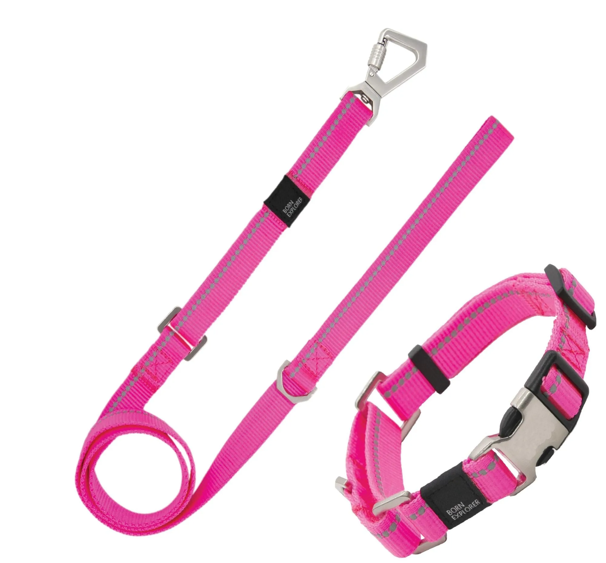 Pet Life - Reflective 2-in-1 Durable Martingale Training Leash and Collar for Dogs