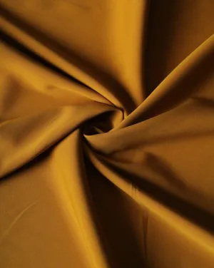 Plain Mustard Polyester Crepe Fabric