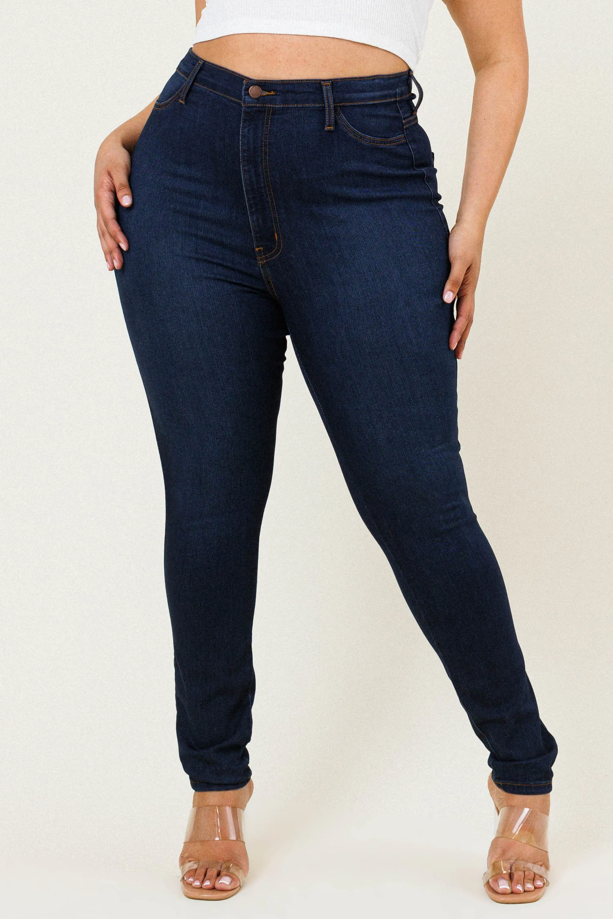 PLUS Vibrant Skinny Jeans